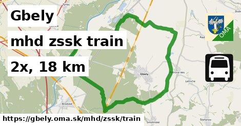 Gbely Doprava zssk train