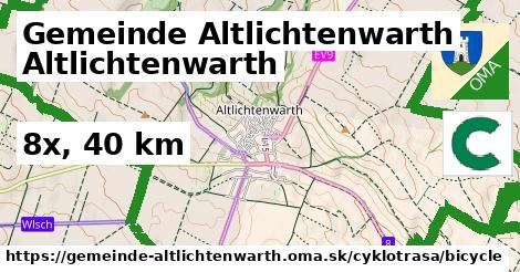 Gemeinde Altlichtenwarth Cyklotrasy bicycle 