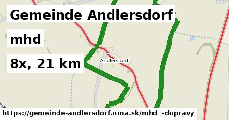 Gemeinde Andlersdorf Doprava  