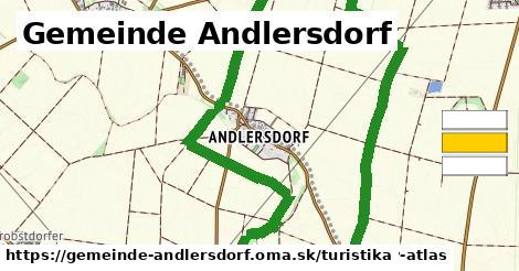 Gemeinde Andlersdorf Turistické trasy  
