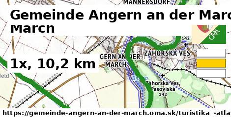 Gemeinde Angern an der March Turistické trasy  