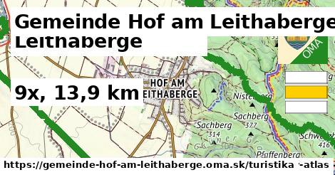 Gemeinde Hof am Leithaberge Turistické trasy  