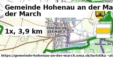 Gemeinde Hohenau an der March Turistické trasy  