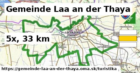 Gemeinde Laa an der Thaya Turistické trasy  