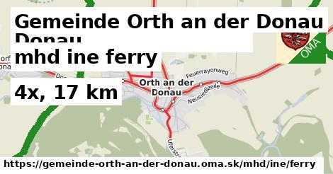 Gemeinde Orth an der Donau Doprava iná ferry