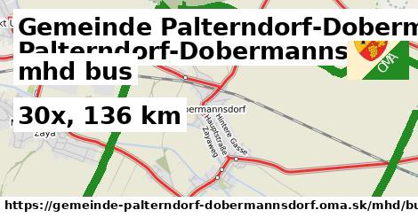 Gemeinde Palterndorf-Dobermannsdorf Doprava bus 