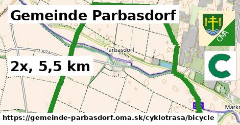 Gemeinde Parbasdorf Cyklotrasy bicycle 