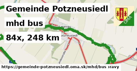 Gemeinde Potzneusiedl Doprava bus 