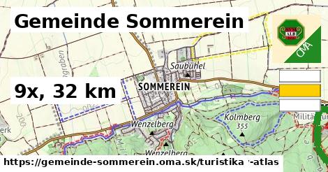 Gemeinde Sommerein Turistické trasy  