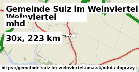 Gemeinde Sulz im Weinviertel Doprava  