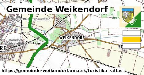 Gemeinde Weikendorf Turistické trasy  