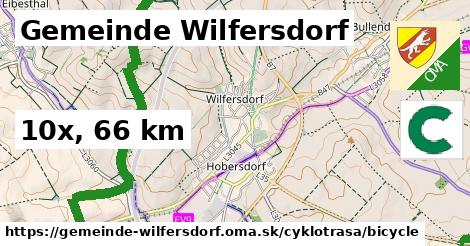 Gemeinde Wilfersdorf Cyklotrasy bicycle 