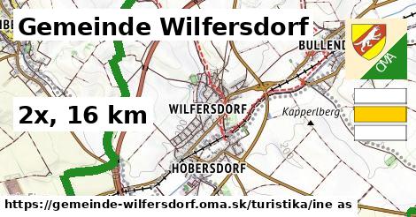 Gemeinde Wilfersdorf Turistické trasy iná 