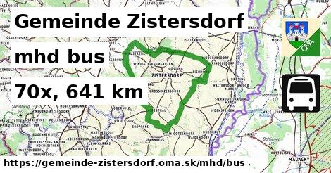 Gemeinde Zistersdorf Doprava bus 