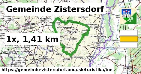 Gemeinde Zistersdorf Turistické trasy iná 