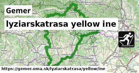 Gemer Lyžiarske trasy žltá iná