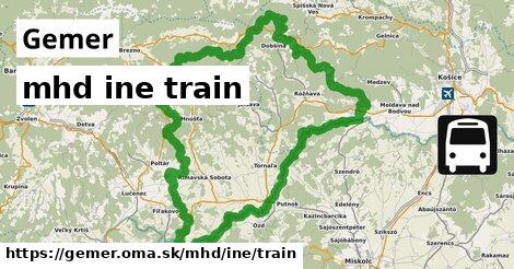 Gemer Doprava iná train