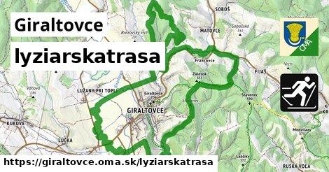 Giraltovce Lyžiarske trasy  
