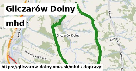 Gliczarów Dolny Doprava  
