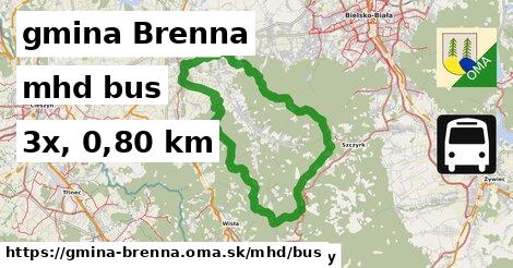 gmina Brenna Doprava bus 