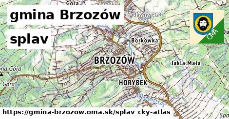gmina Brzozów Splav  