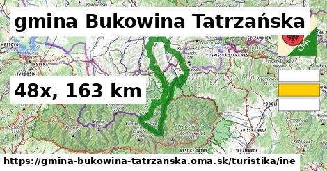 gmina Bukowina Tatrzańska Turistické trasy iná 