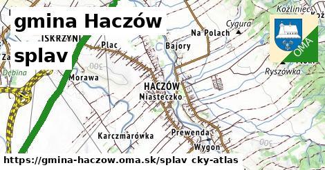 gmina Haczów Splav  