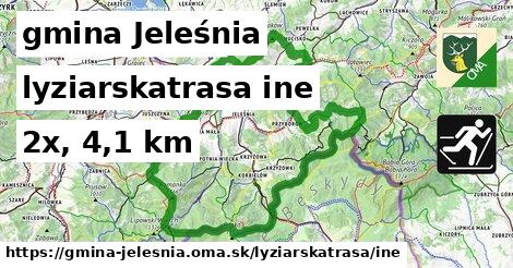 gmina Jeleśnia Lyžiarske trasy iná 