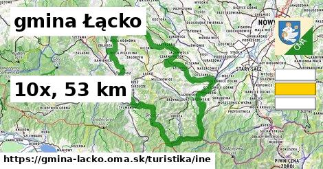 gmina Łącko Turistické trasy iná 