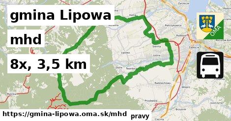 gmina Lipowa Doprava  