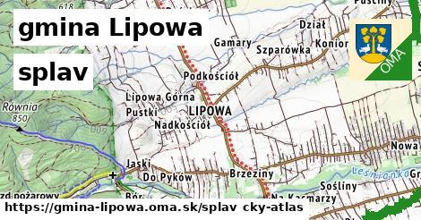 gmina Lipowa Splav  