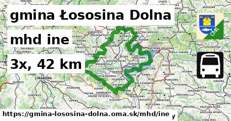 gmina Łososina Dolna Doprava iná 