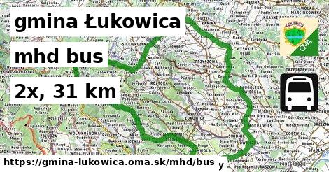 gmina Łukowica Doprava bus 