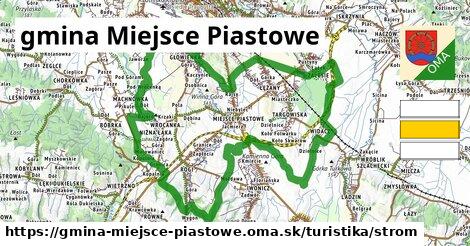 gmina Miejsce Piastowe Turistické trasy strom 