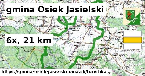 gmina Osiek Jasielski Turistické trasy  