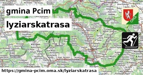 gmina Pcim Lyžiarske trasy  