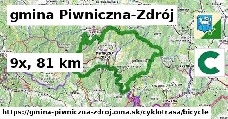 gmina Piwniczna-Zdrój Cyklotrasy bicycle 