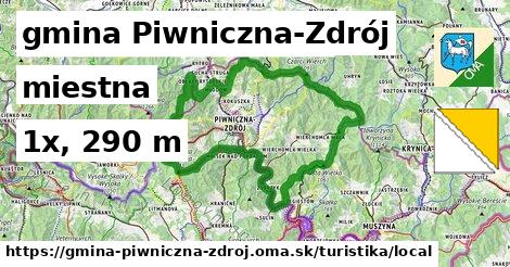 gmina Piwniczna-Zdrój Turistické trasy miestna 