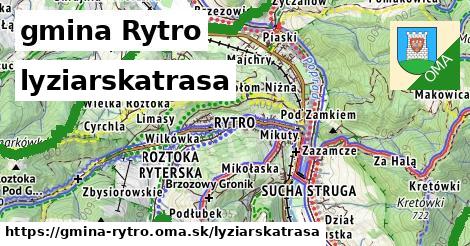 gmina Rytro Lyžiarske trasy  