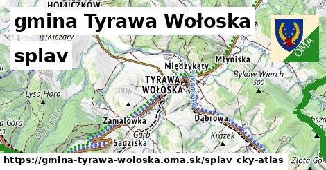gmina Tyrawa Wołoska Splav  