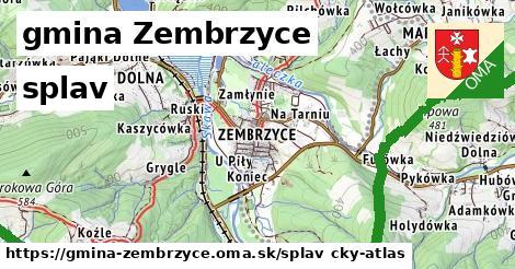 gmina Zembrzyce Splav  