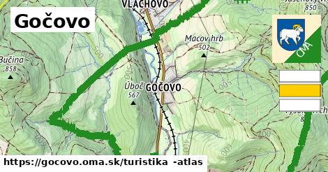 Gočovo Turistické trasy  