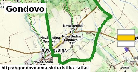 Gondovo Turistické trasy  