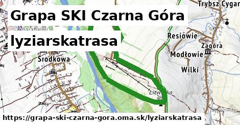 Grapa SKI Czarna Góra Lyžiarske trasy  