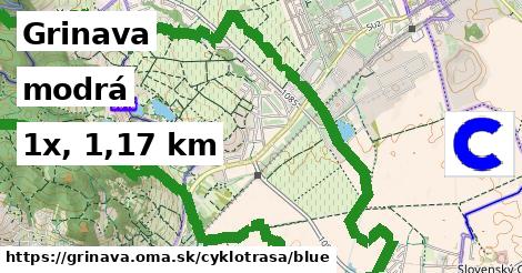 Grinava Cyklotrasy modrá 