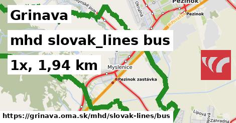 Grinava Doprava slovak-lines bus