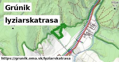 Grúnik Lyžiarske trasy  