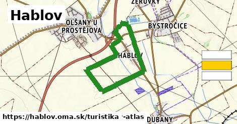 Hablov Turistické trasy  