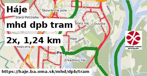 Háje Doprava dpb tram