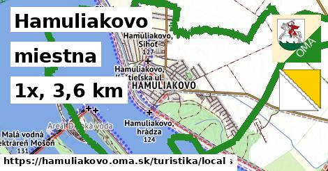 Hamuliakovo Turistické trasy miestna 